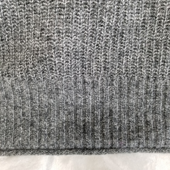 GAP Men's Gray Cotton Wool Blend Knit Sweater - Picture 4 of 4